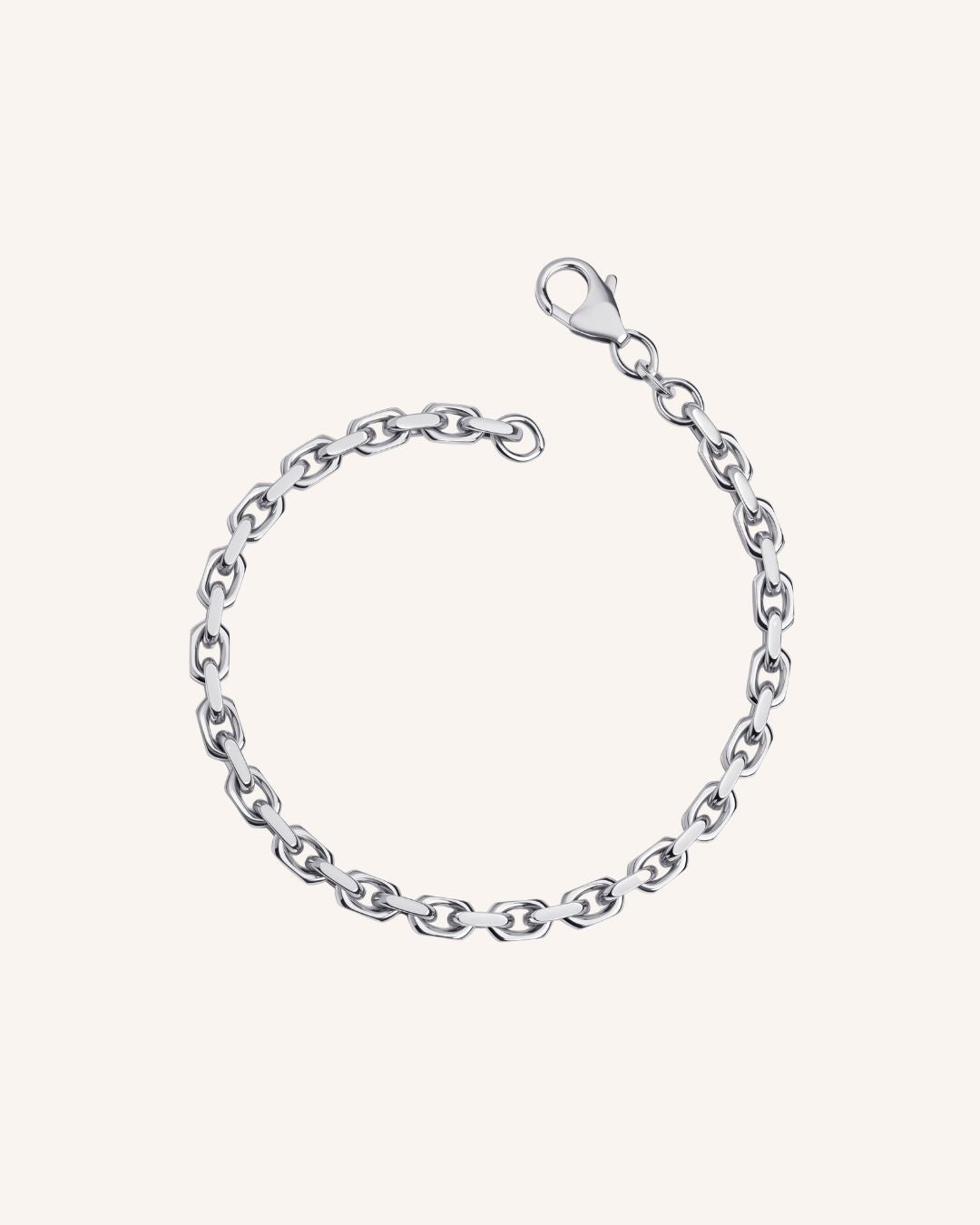 Armkette Anker Vierkant - Silber