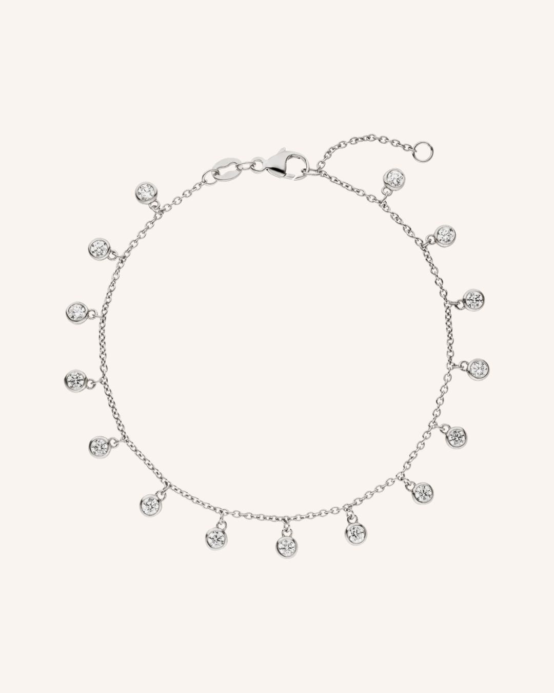 Armkette „Zirkonia" – Silberarmkette aus 925er Sterlingsilber
