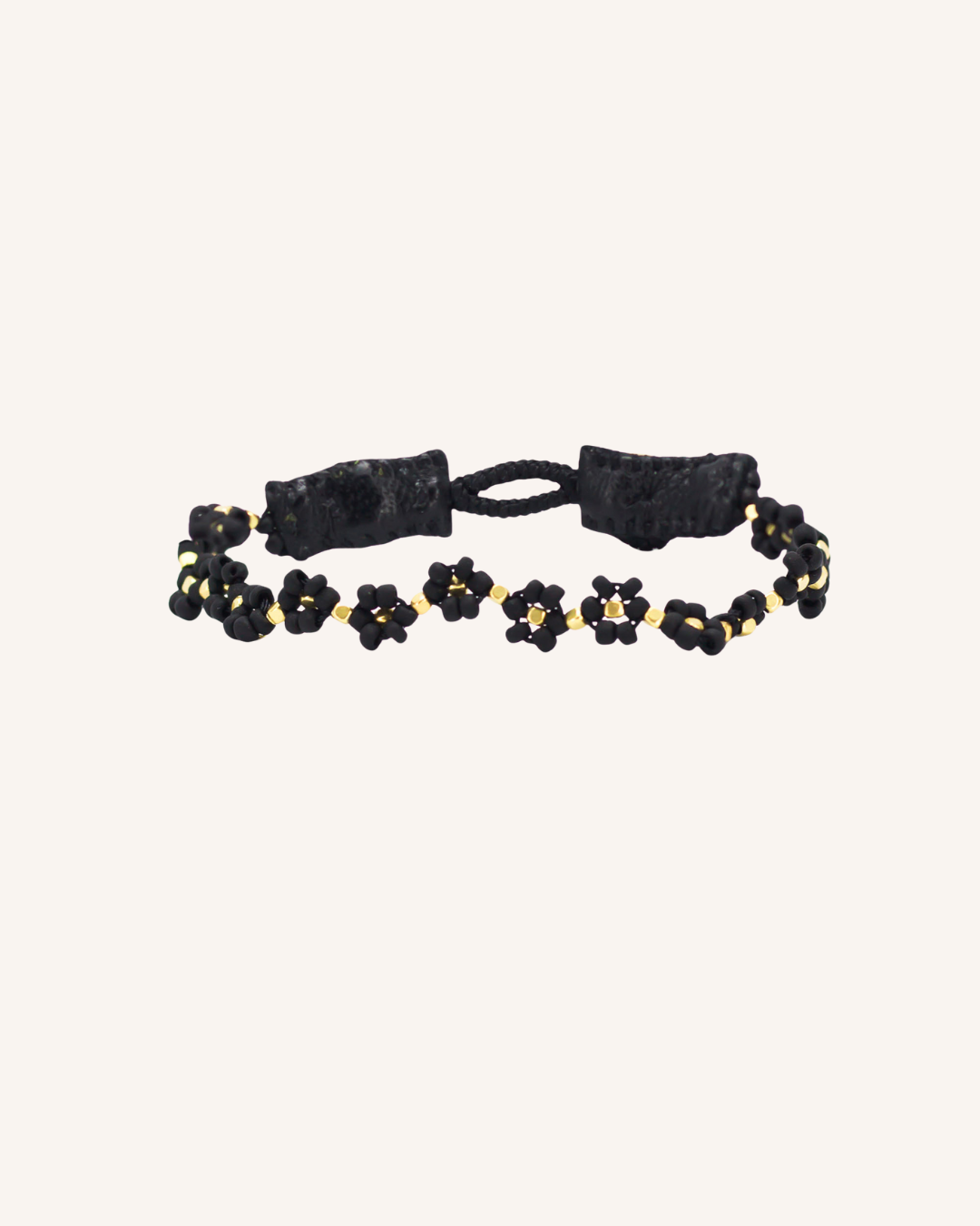 IBU Armband "Cap Flower" - Black