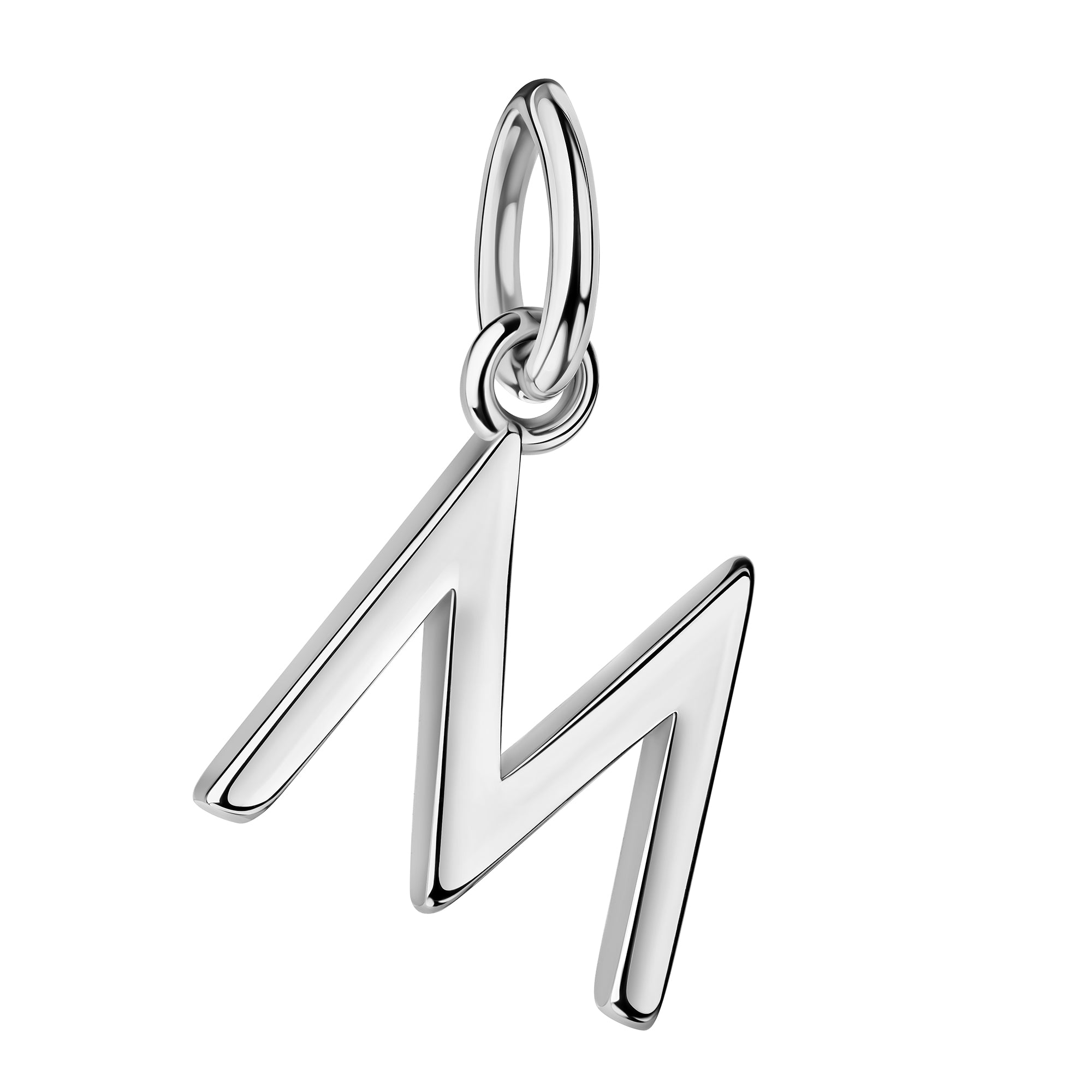 Halskette "Letter" - Kugelkette Silber