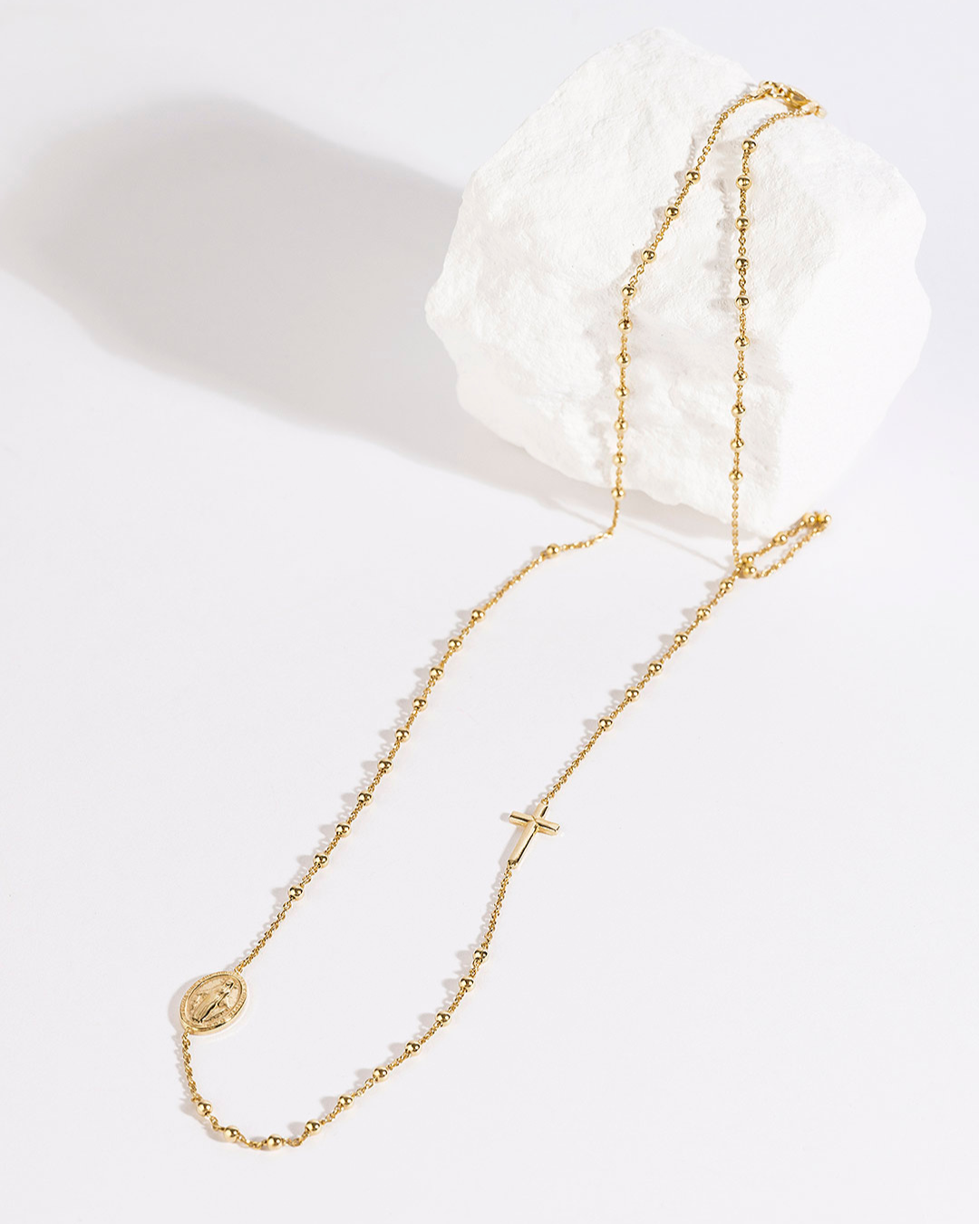 Halskette "Rosenkranz" - Gold