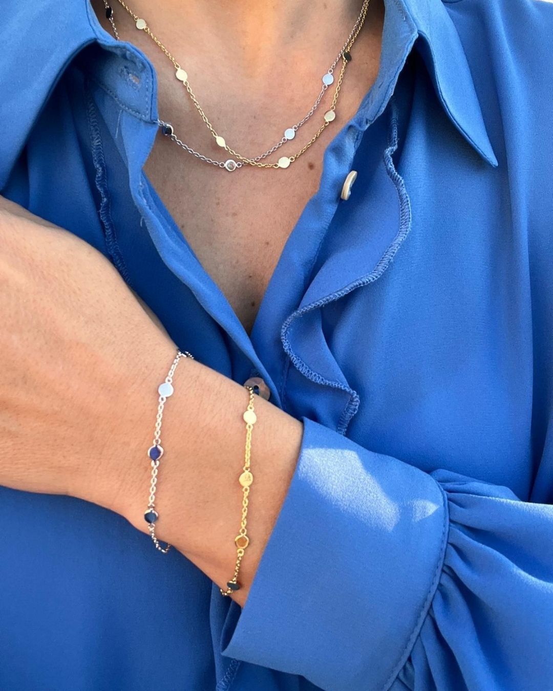 Halskette Platelet - Silber