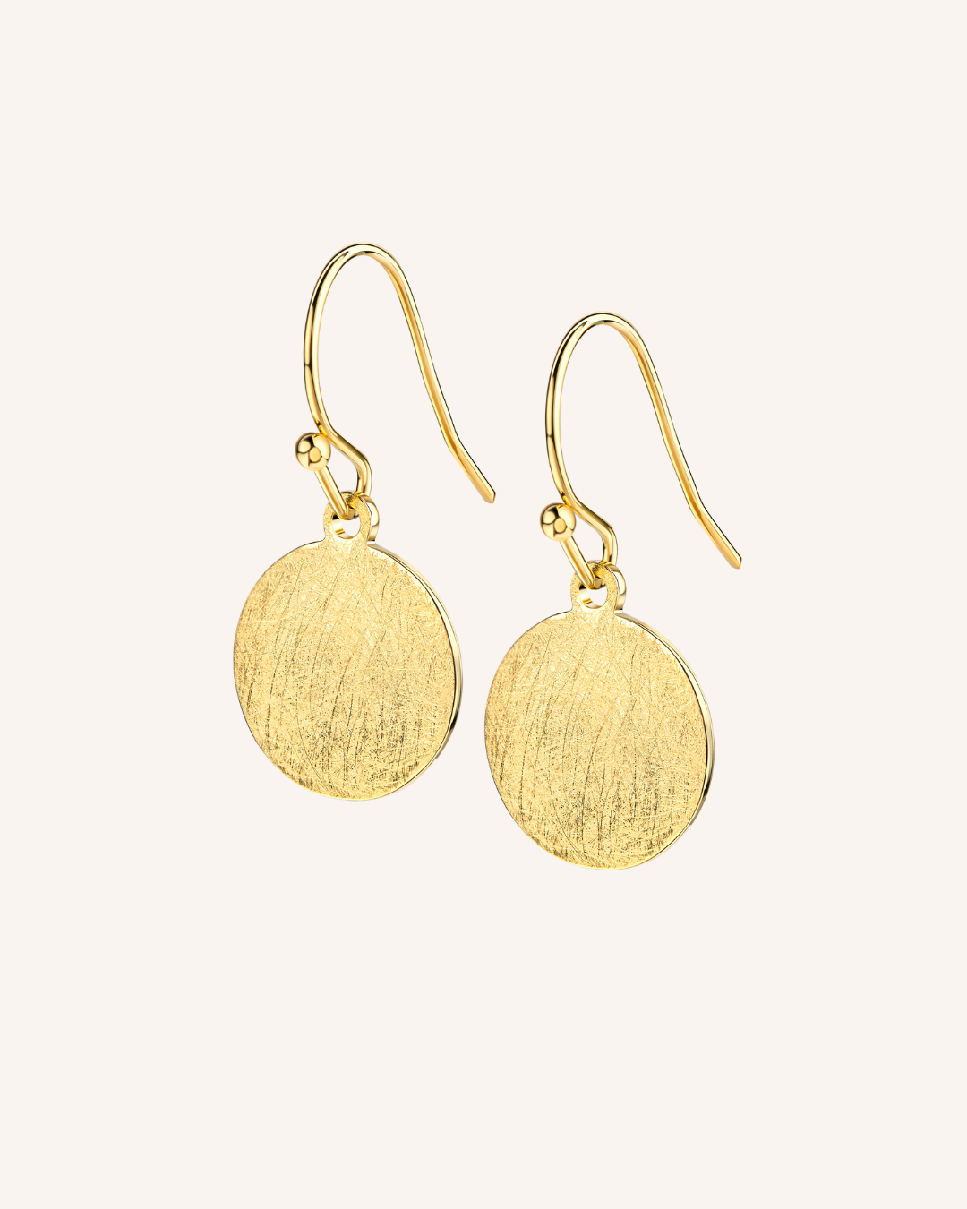 Ohrhänger "Plättchen" - Gold