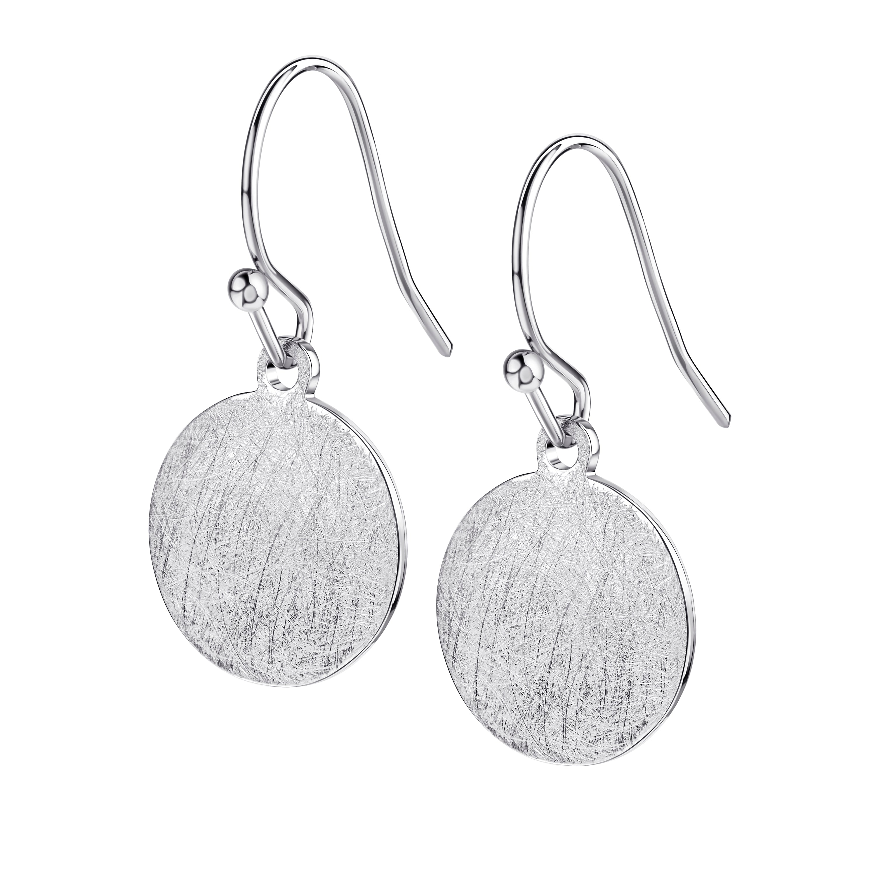 Ohrhänger "Plättchen" - Silber