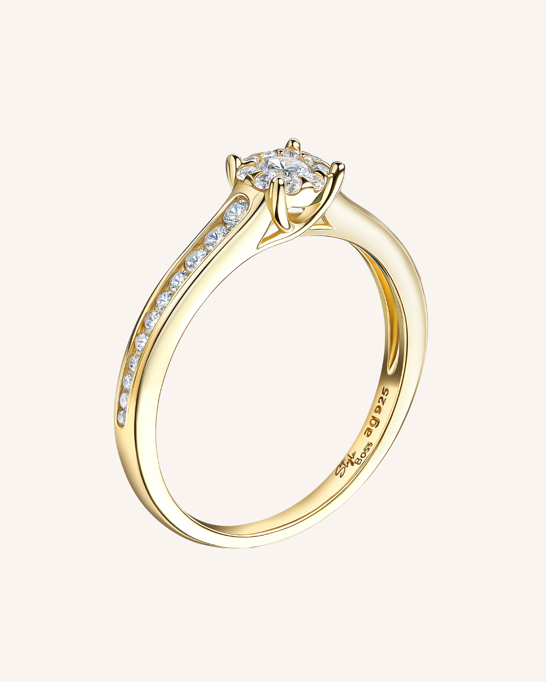 Ring "Solitär" - Gold