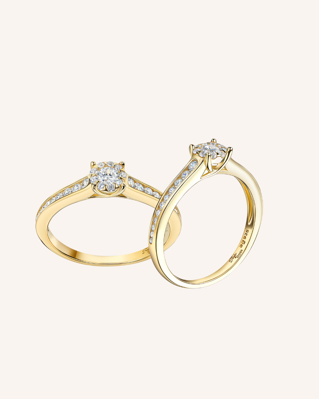 Ring "Solitär" - Gold