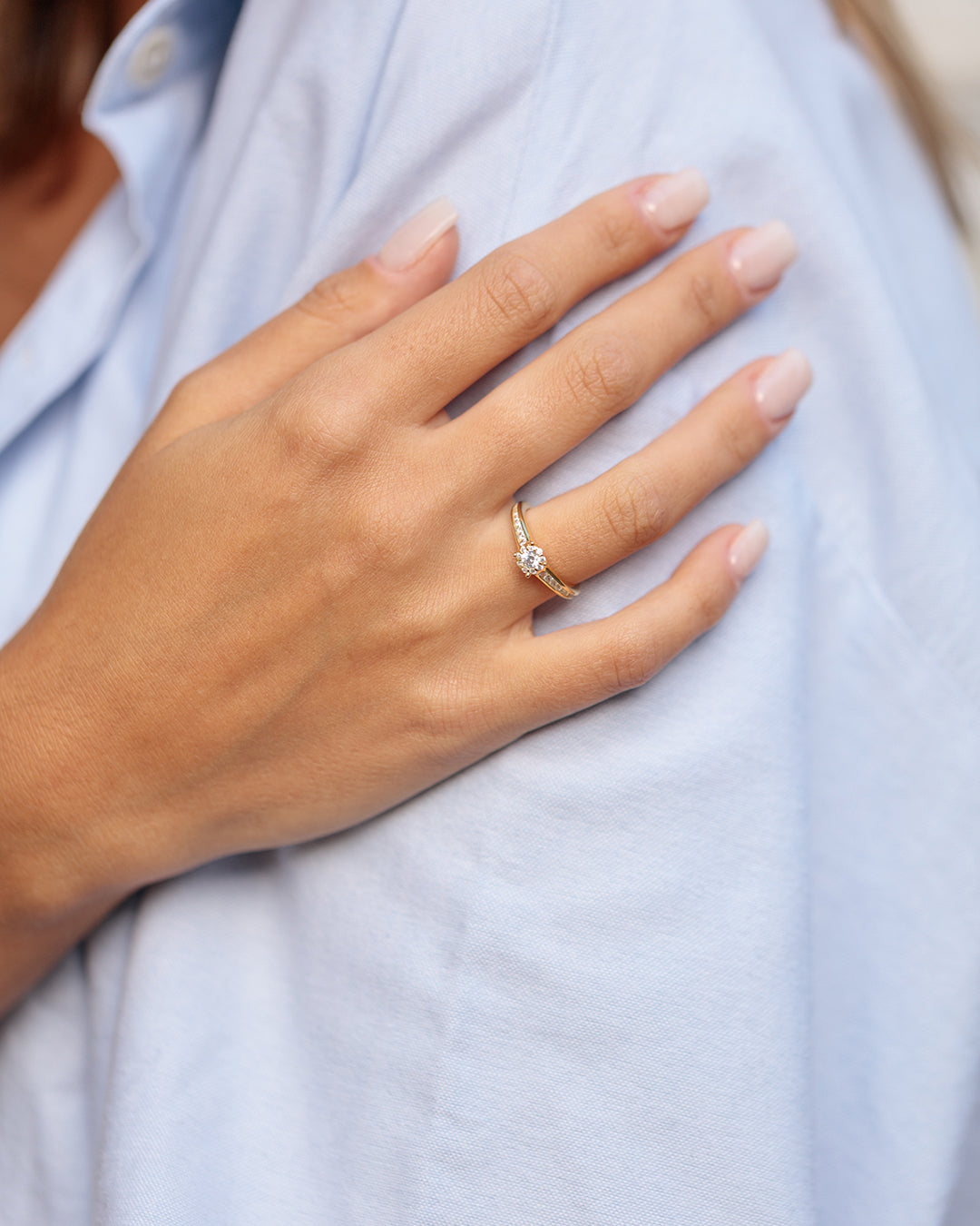 Ring "Solitär" - Gold