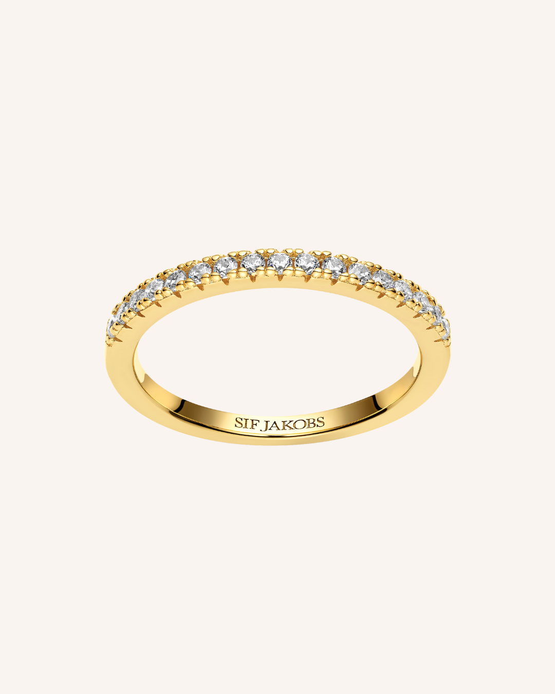 Ring "Ellera" - Gold/Weiss