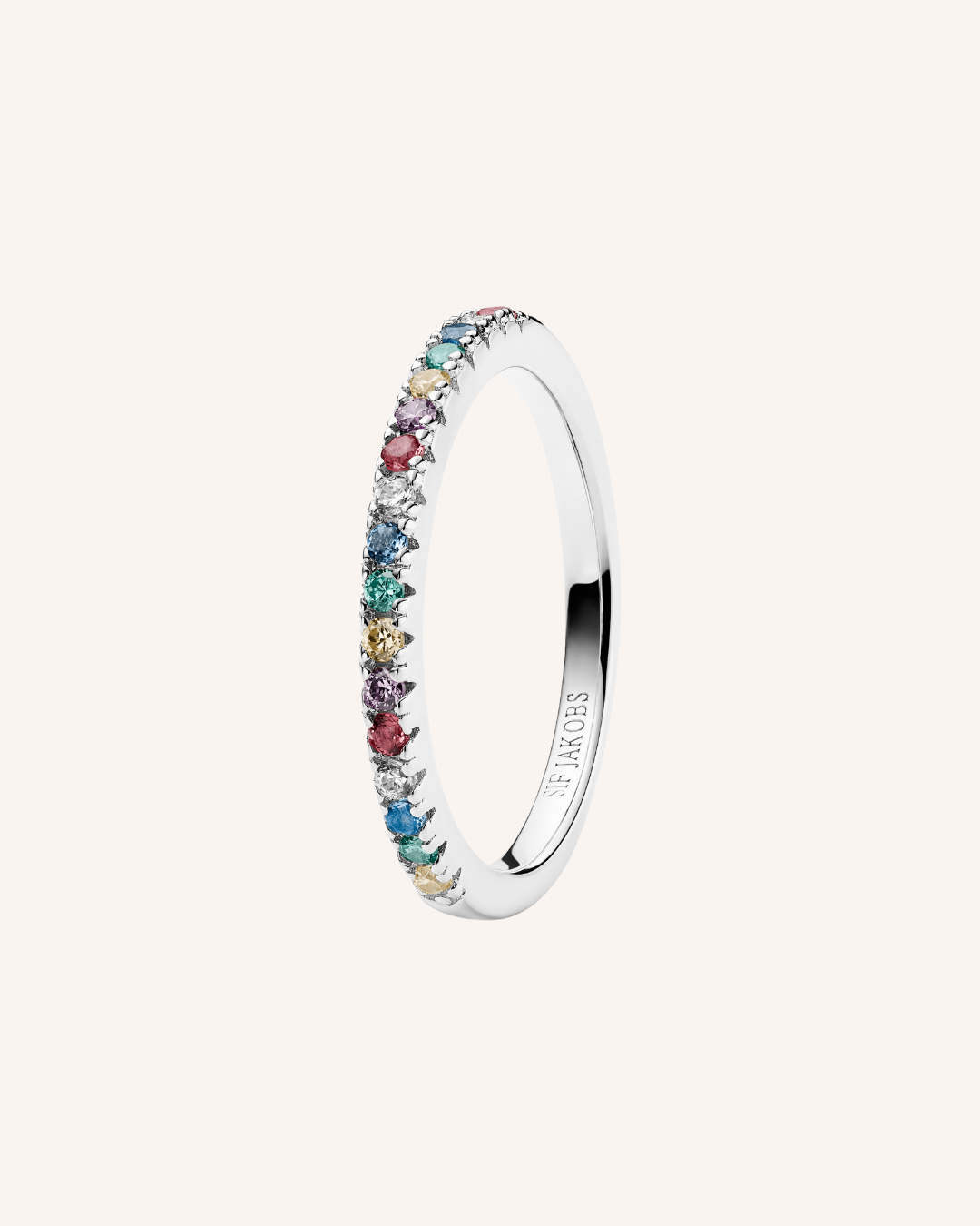 Ring "Ellera" - Silber/Bunt
