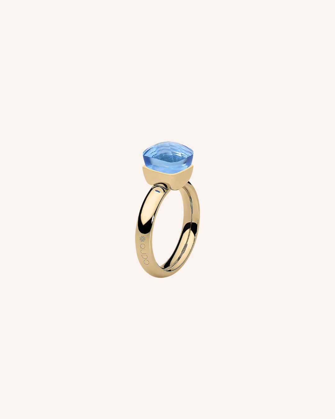 QUDO Ring "Firenze" - Light Blue