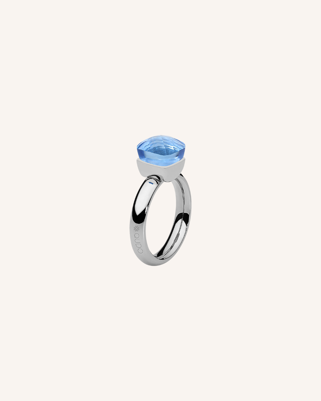 QUDO Ring "Firenze" - Light Blue