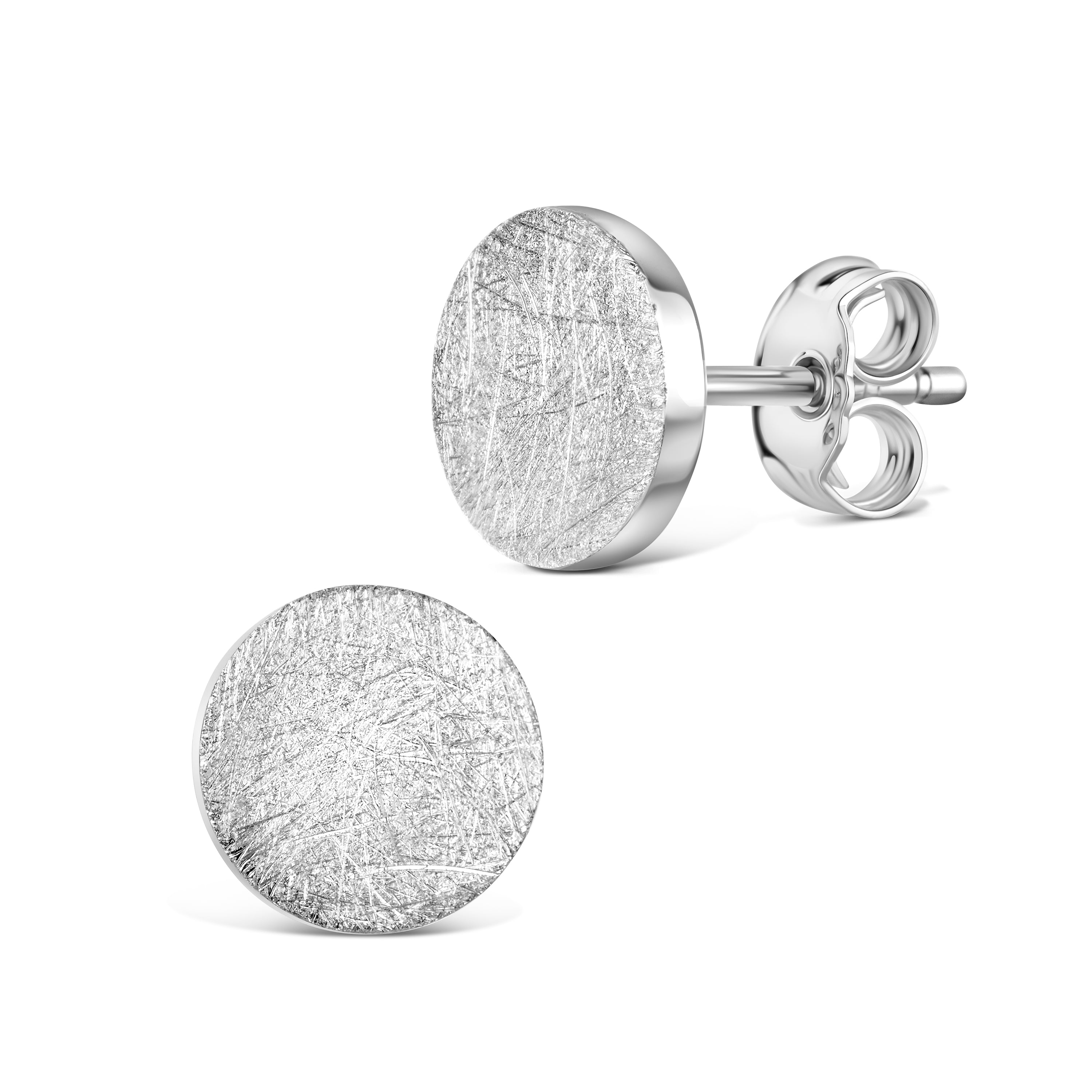 Ohrstecker "Plättchen" - Silber