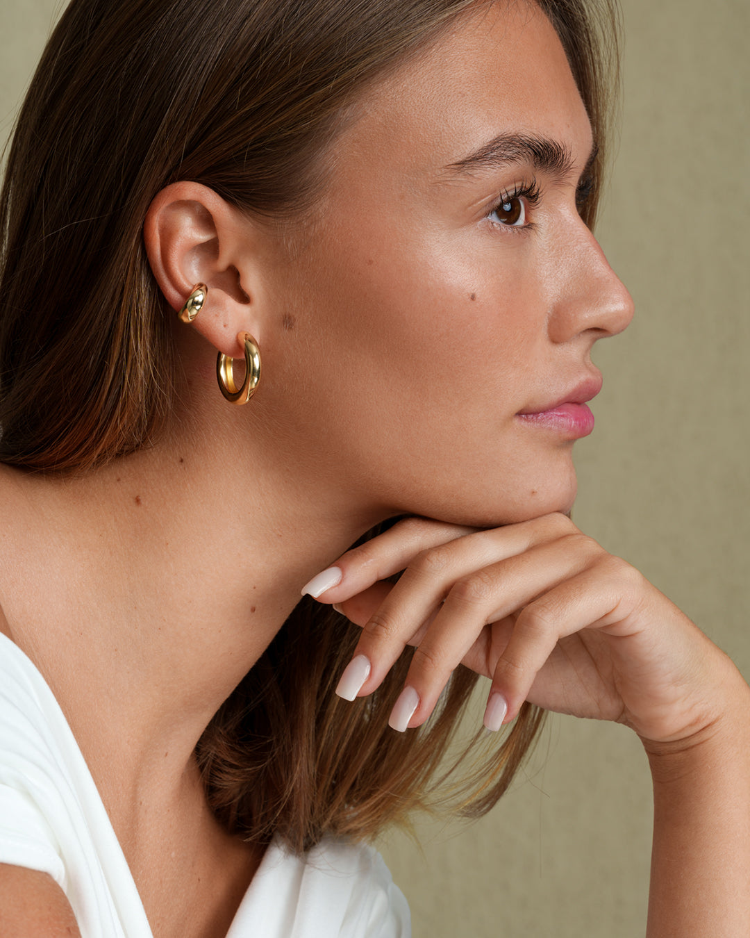 Ohrringe "Carrera" - Gold