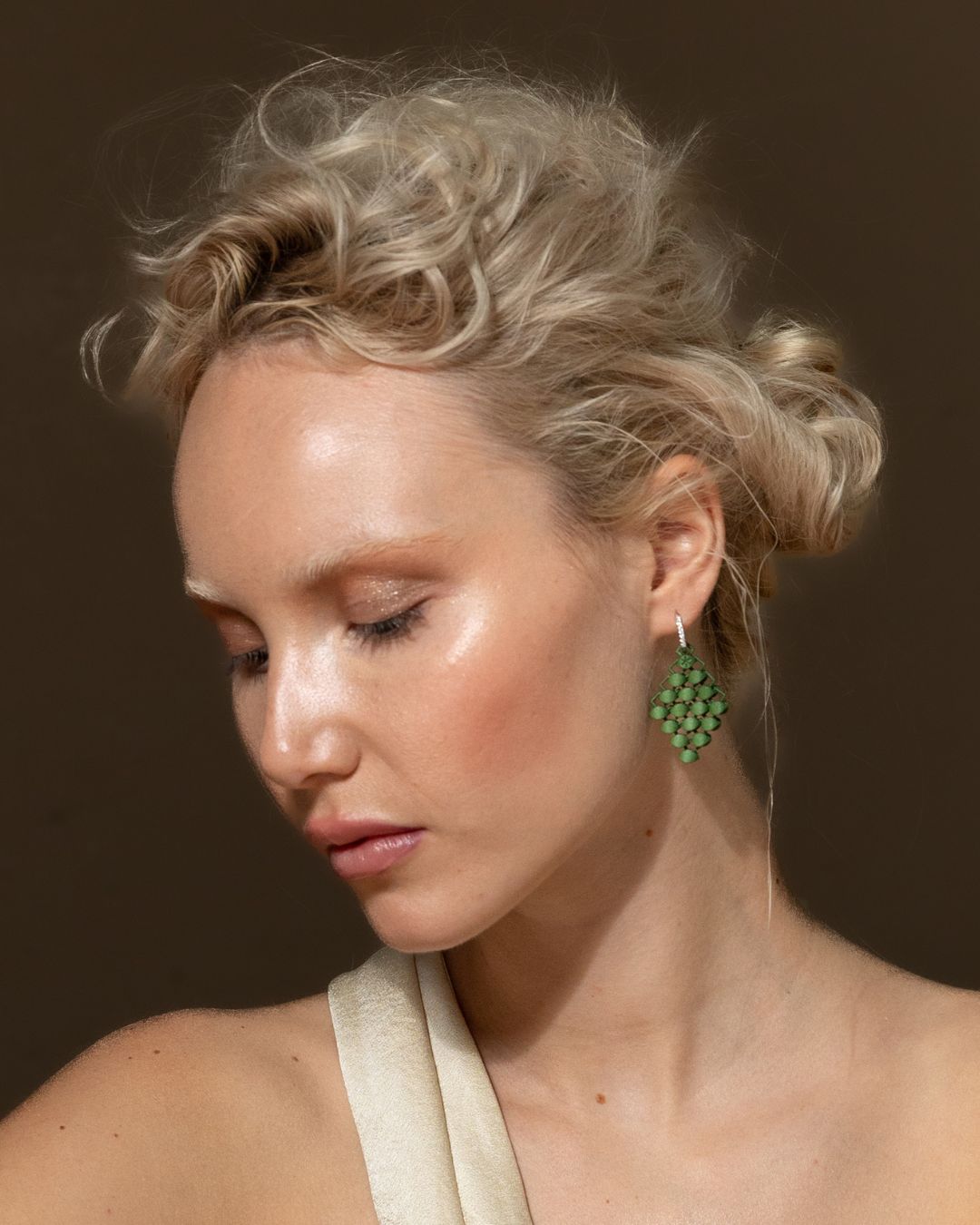 Fabnora Ohrringe "Essence MINI" - Grau/Gold