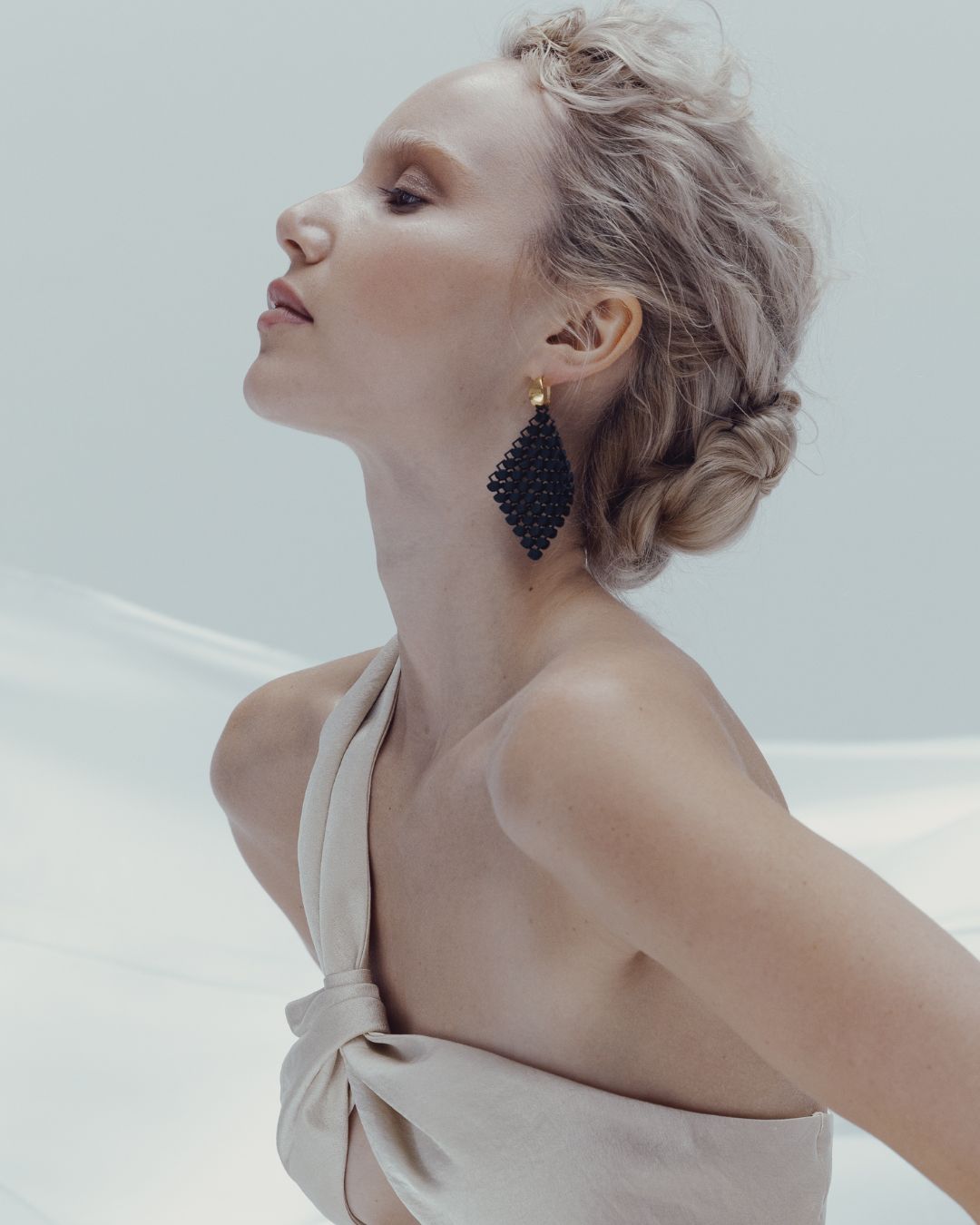 Fabnora Ohrringe "Essence" - Schwarz/Gold