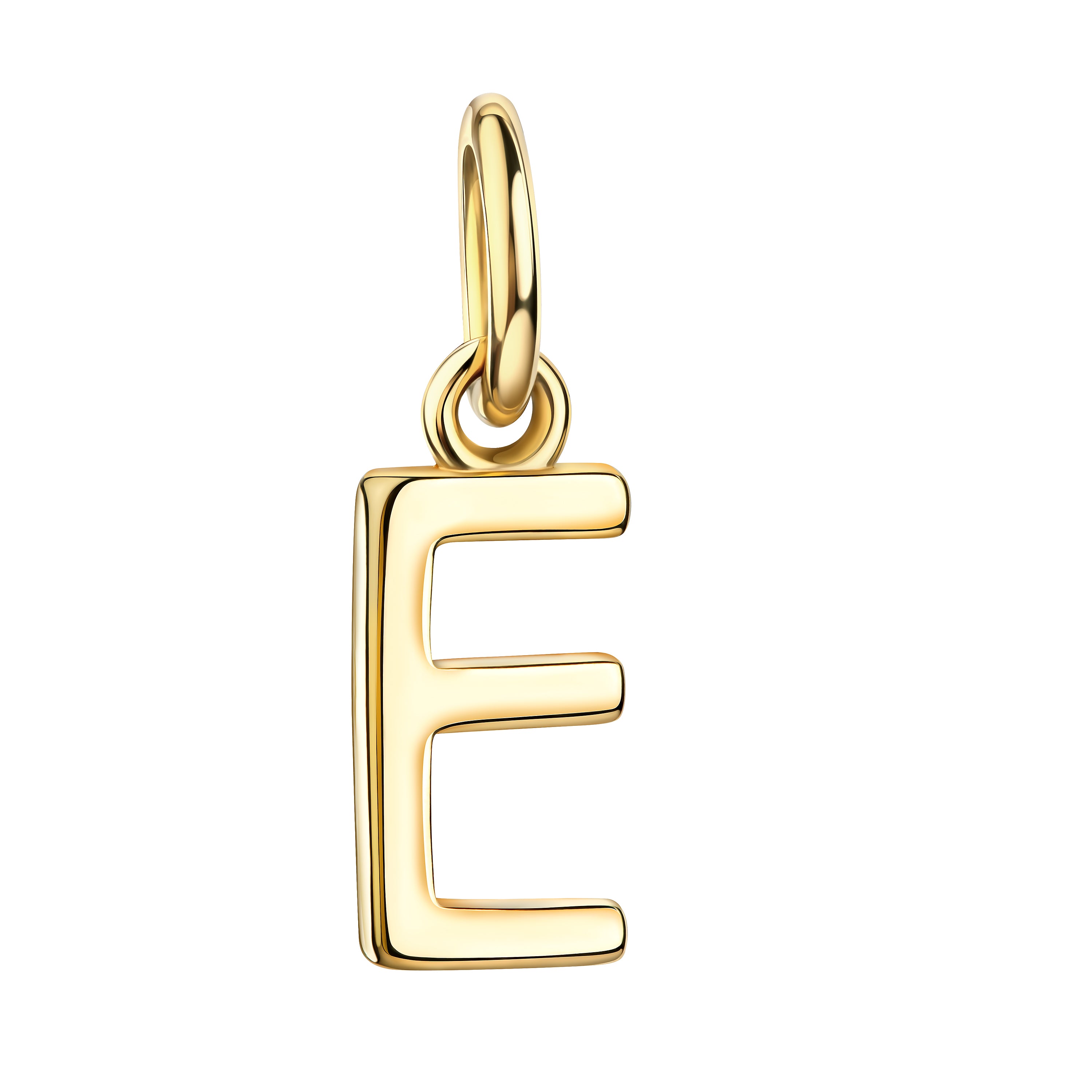 Initialenkette mit Zirkonia - Gold