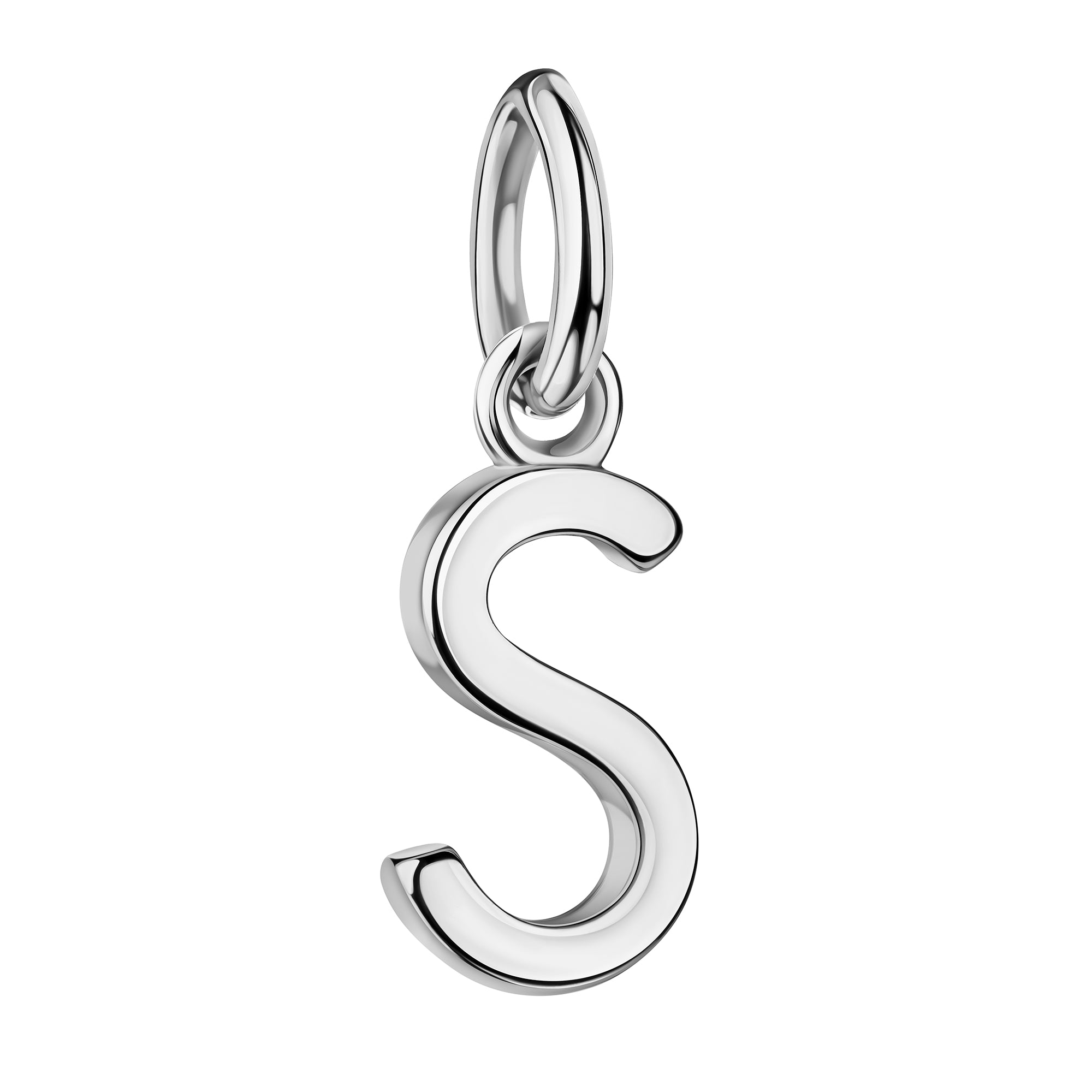 Halskette "Letter" - Kugelkette Silber