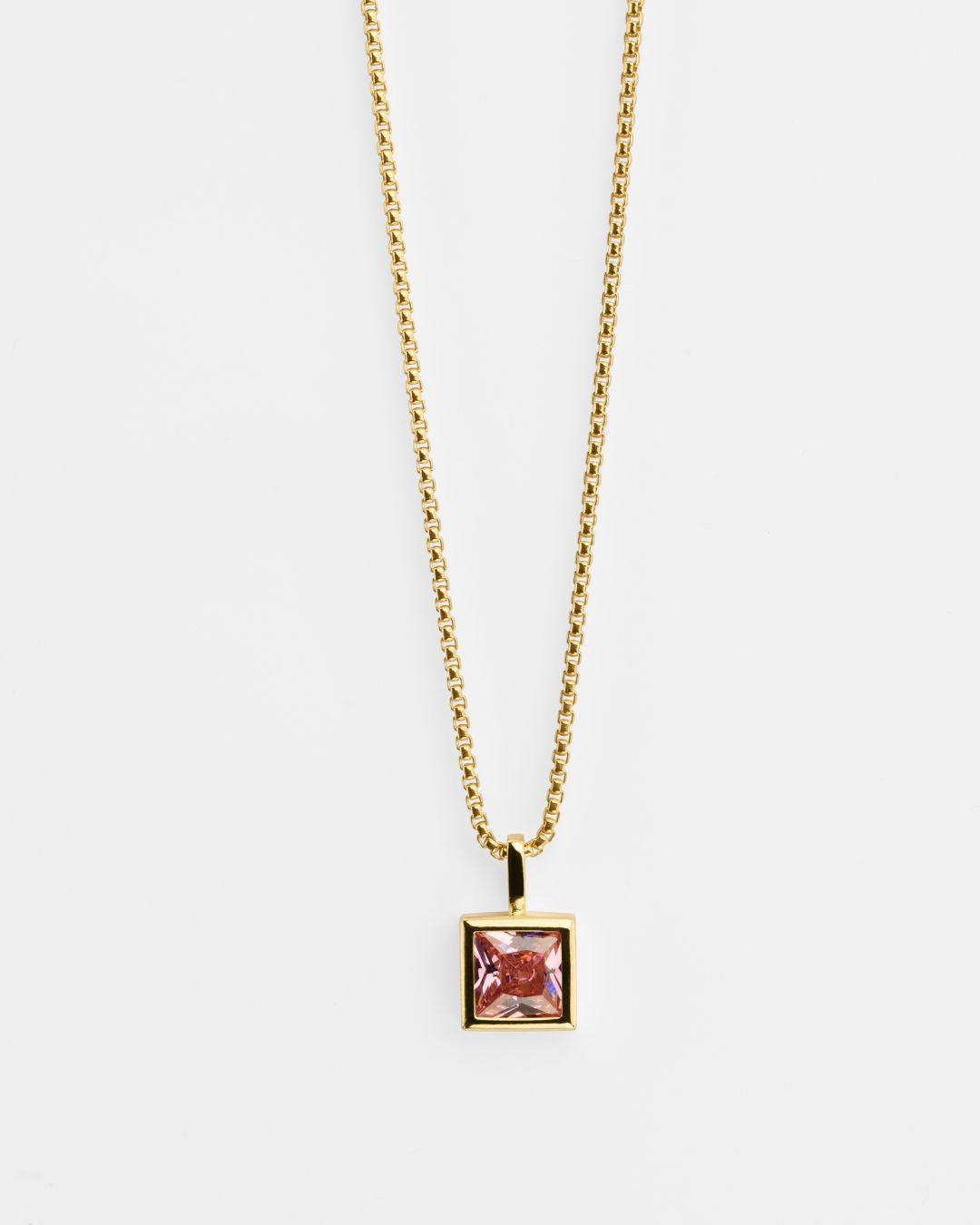Halskette "Quadro" - Gold/Rosé