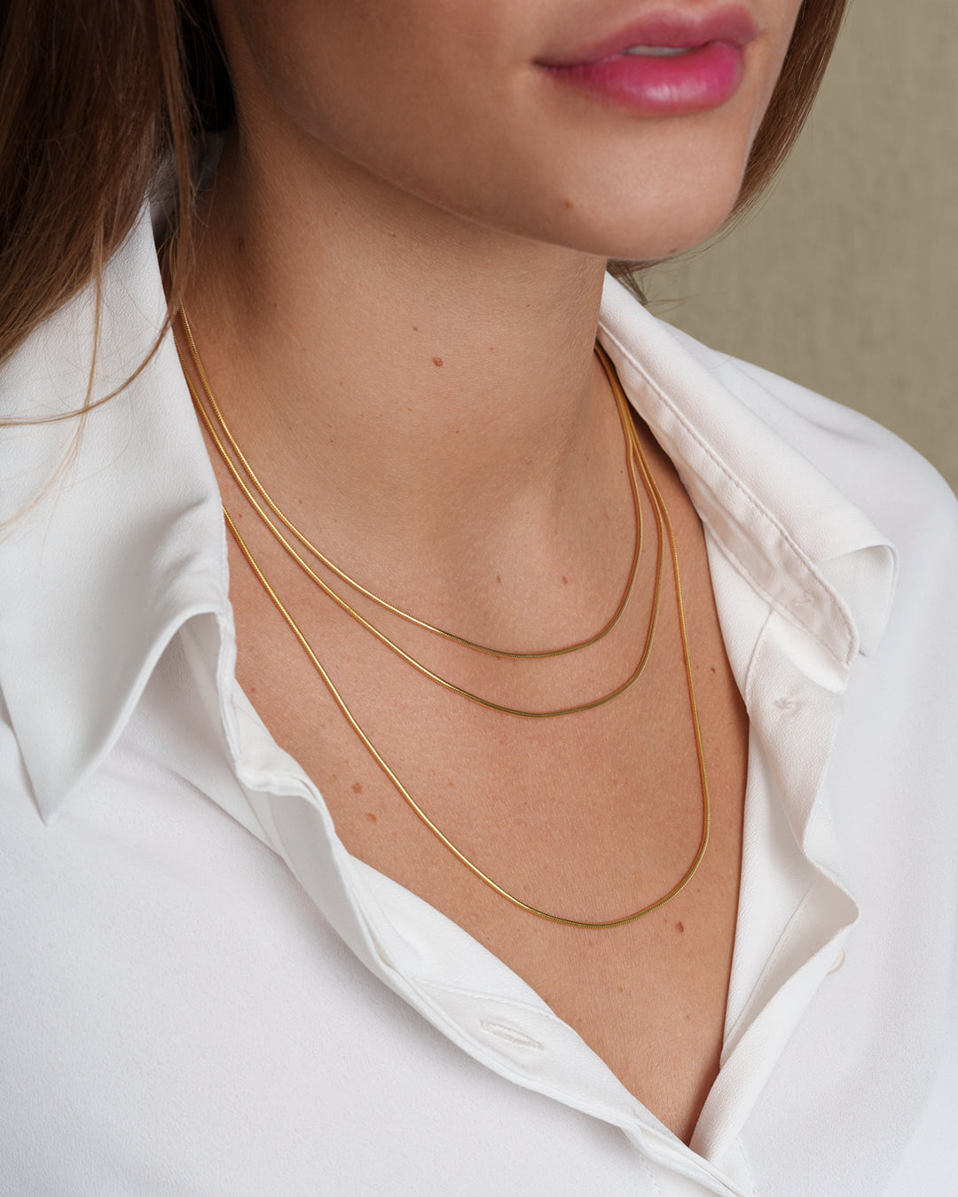 Schlangenkette - Gold