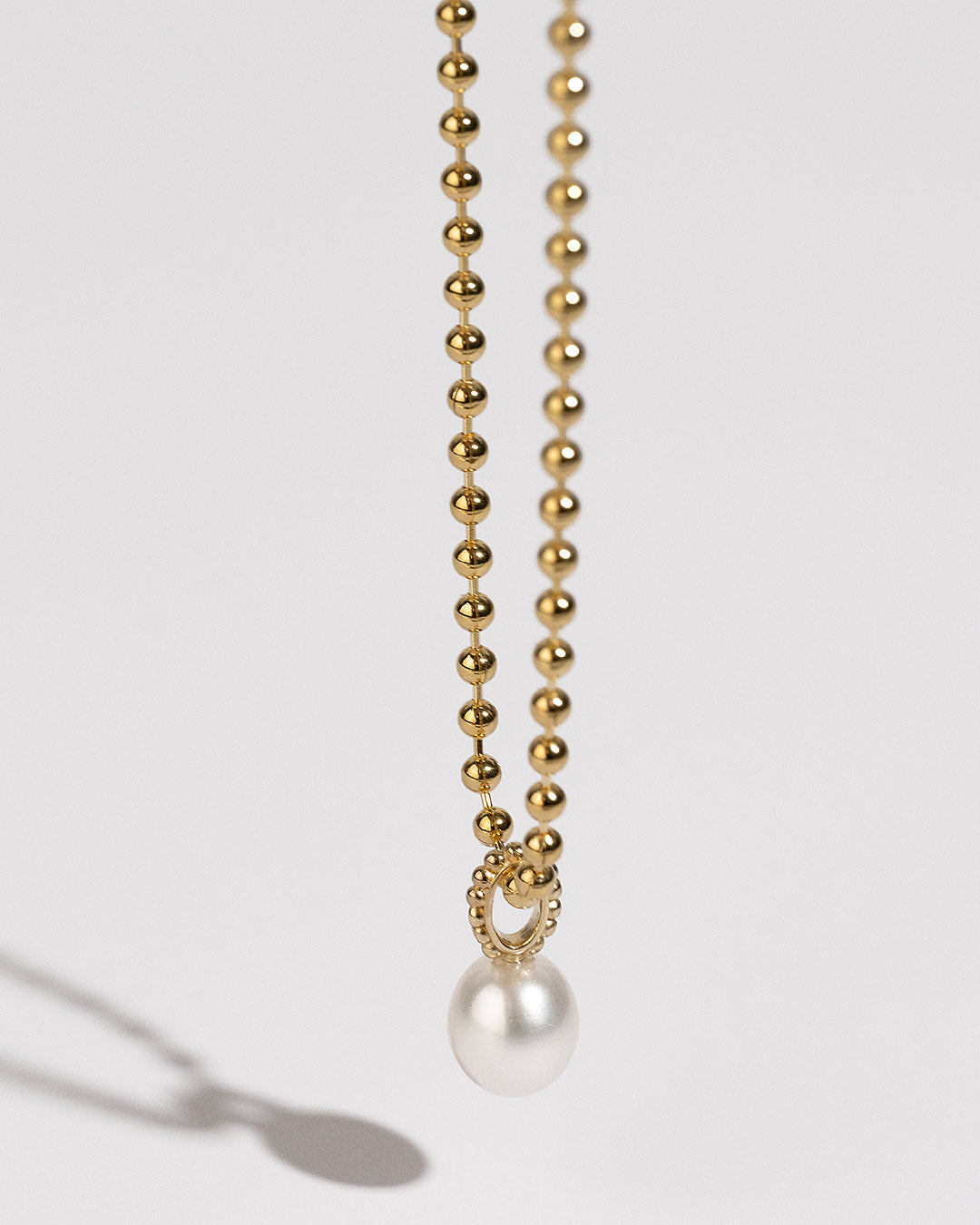 Halskette "Perle" - Kugelkette Gold