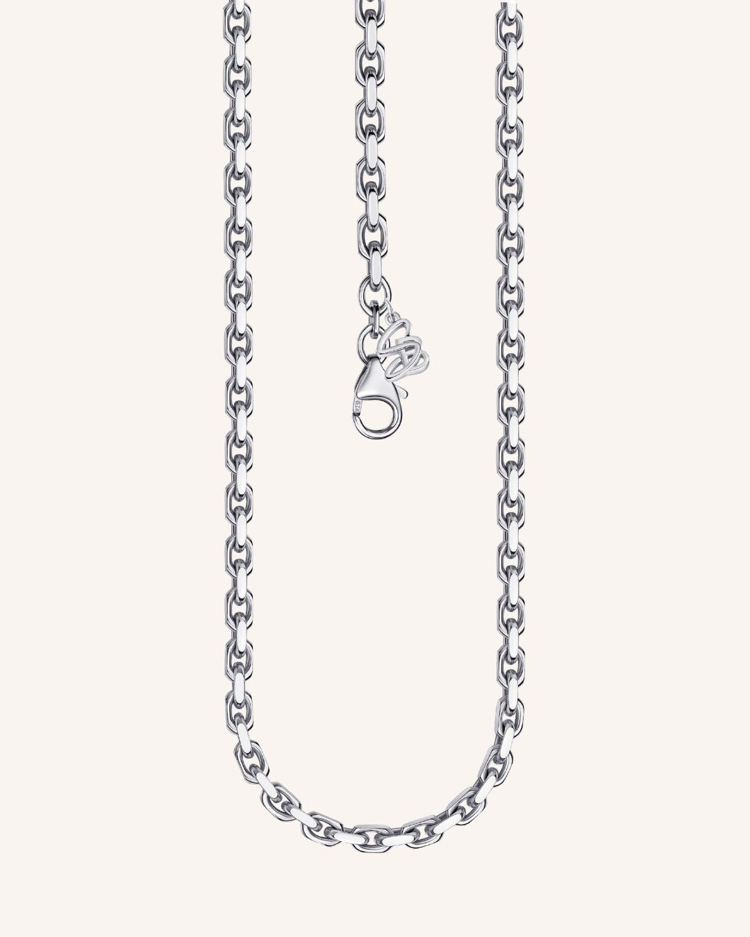 Halskette Anker Vierkant - Silber