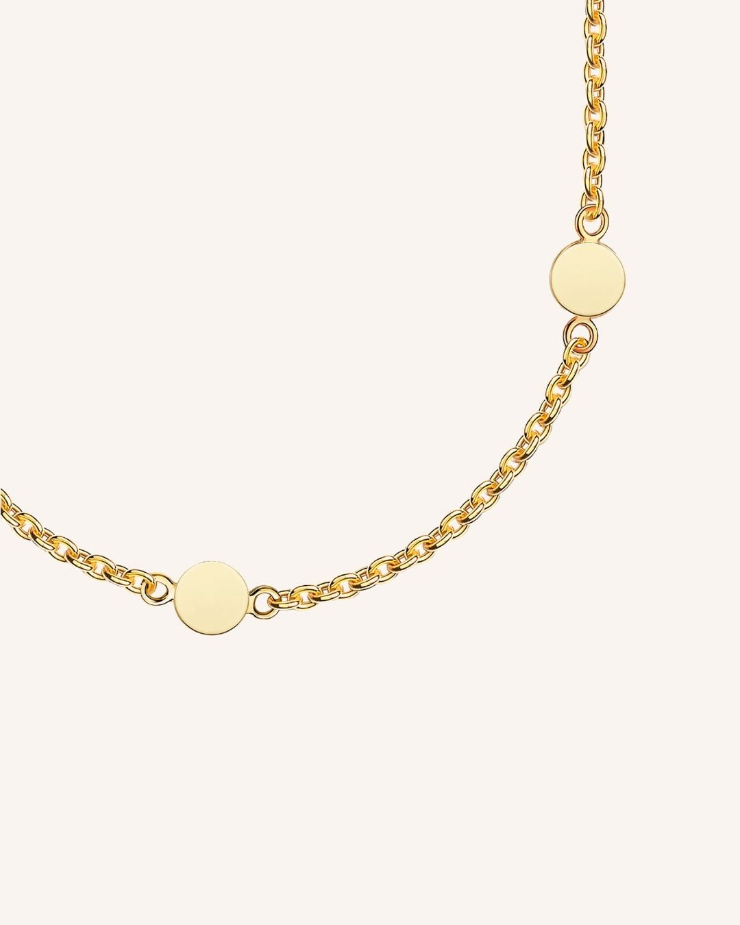 Halskette Platelet - Gold