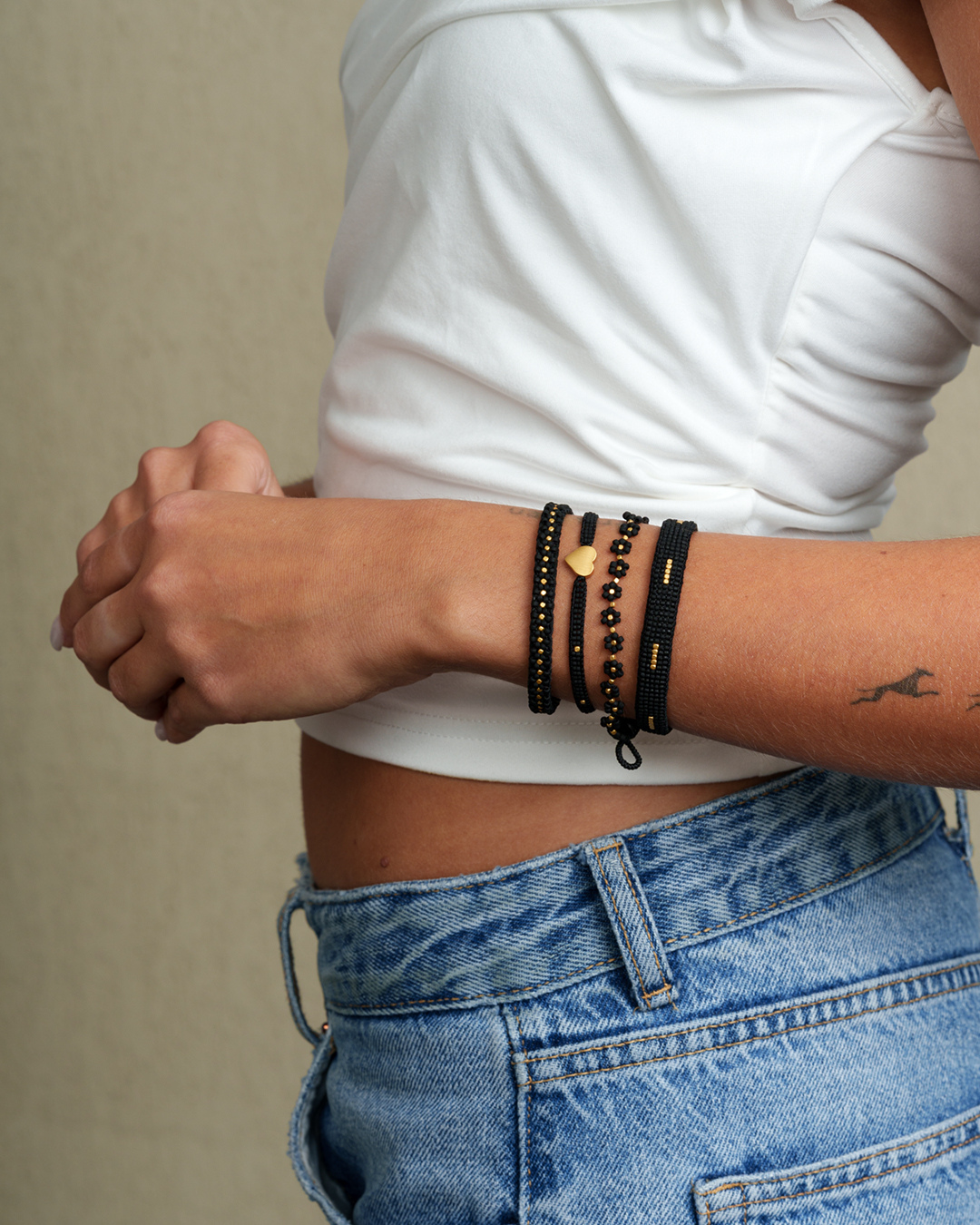 IBU Armband "Winter Stripe" - Black