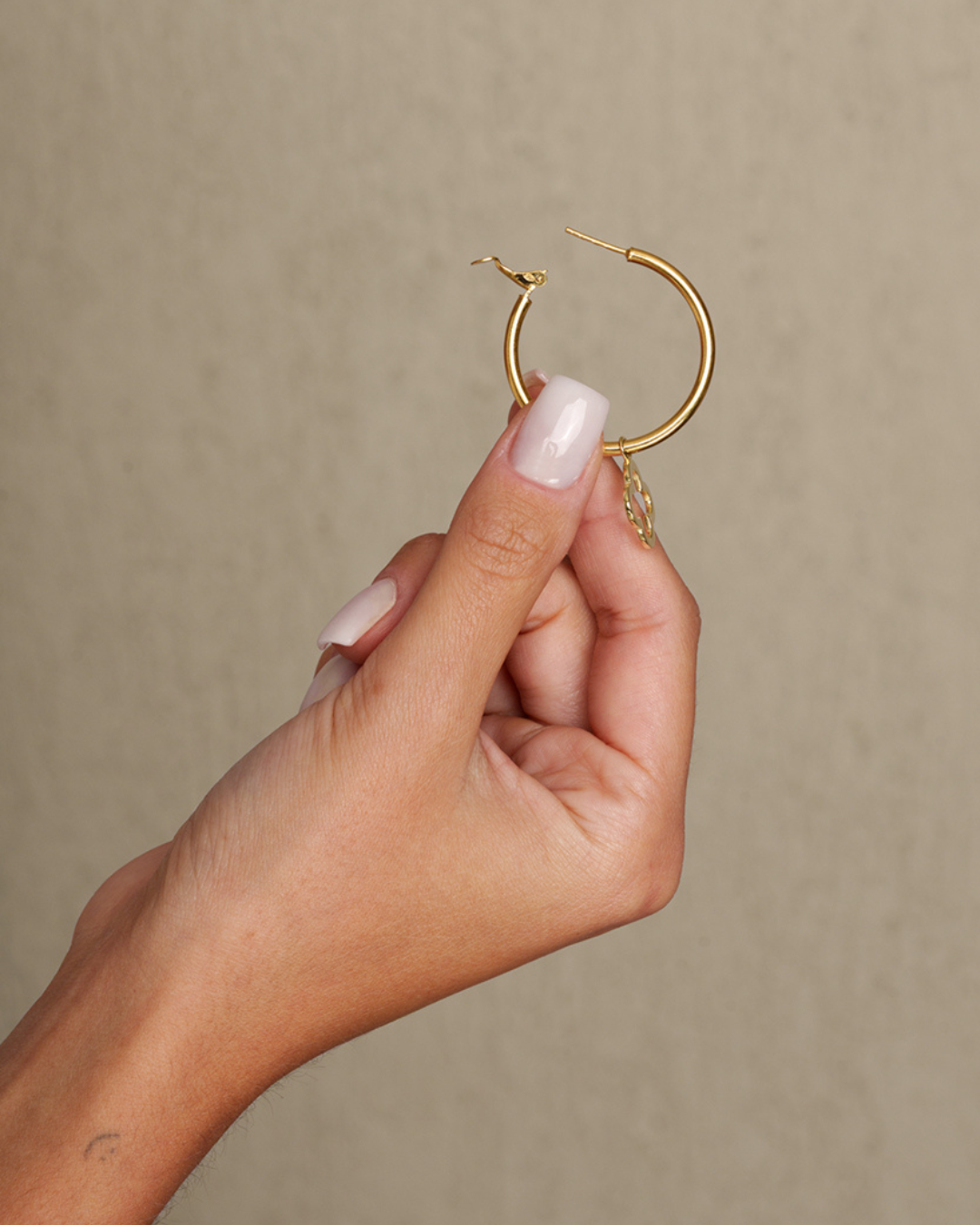 Kleeblatt Creolen - Gold