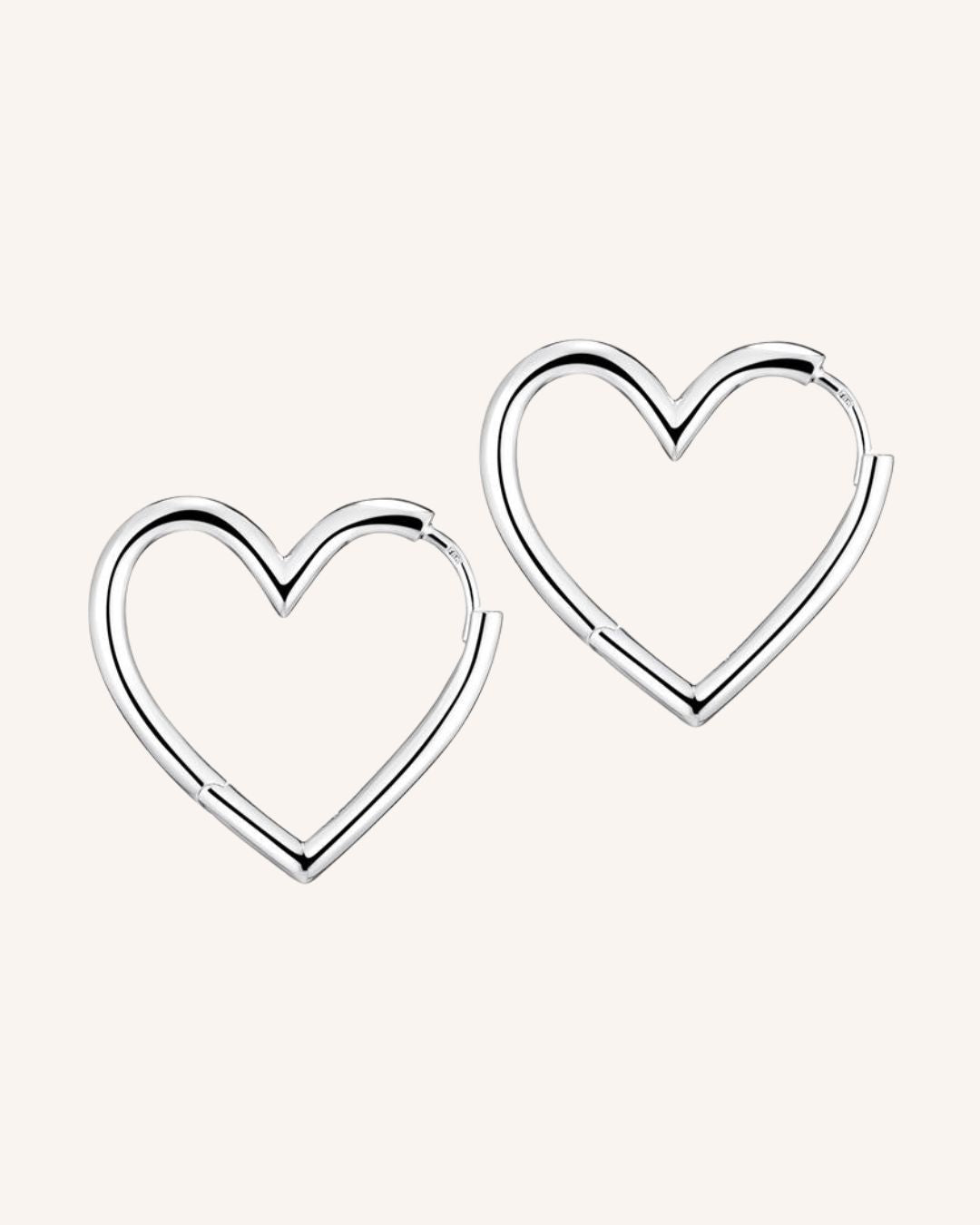 Creole "Herz" - Silber