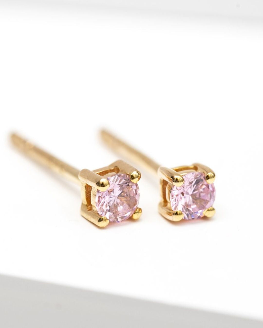 Ohrstecker "Zirkonia" - Rose/Gold