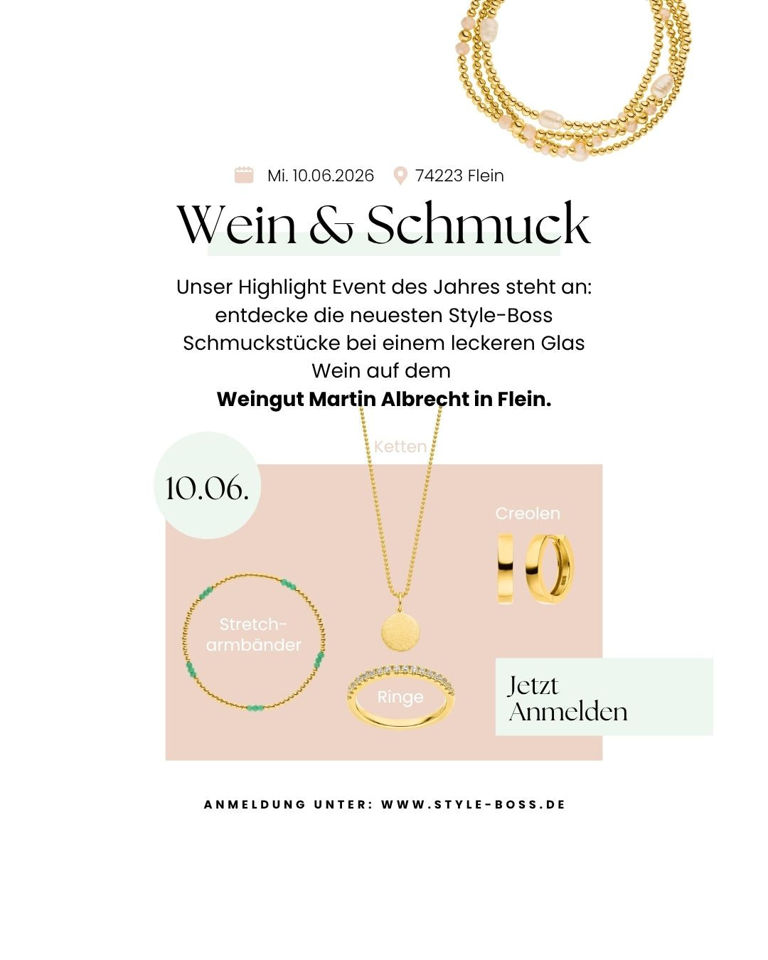 Event Ticket "Wein&Schmuck"