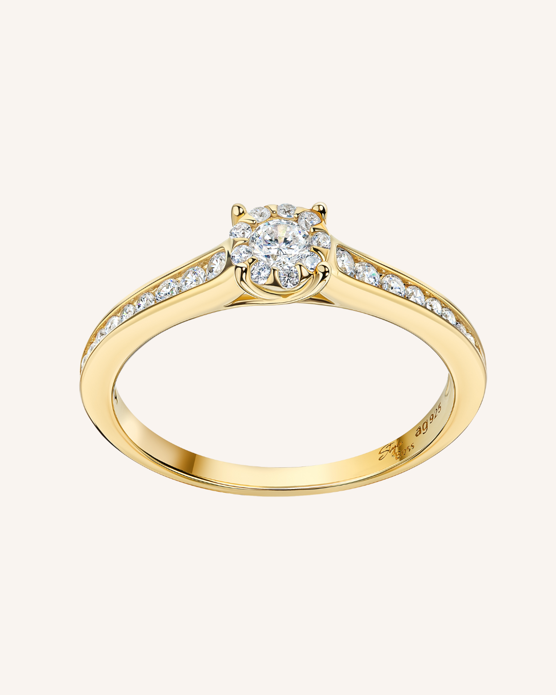 Ring "Solitär" - Gold