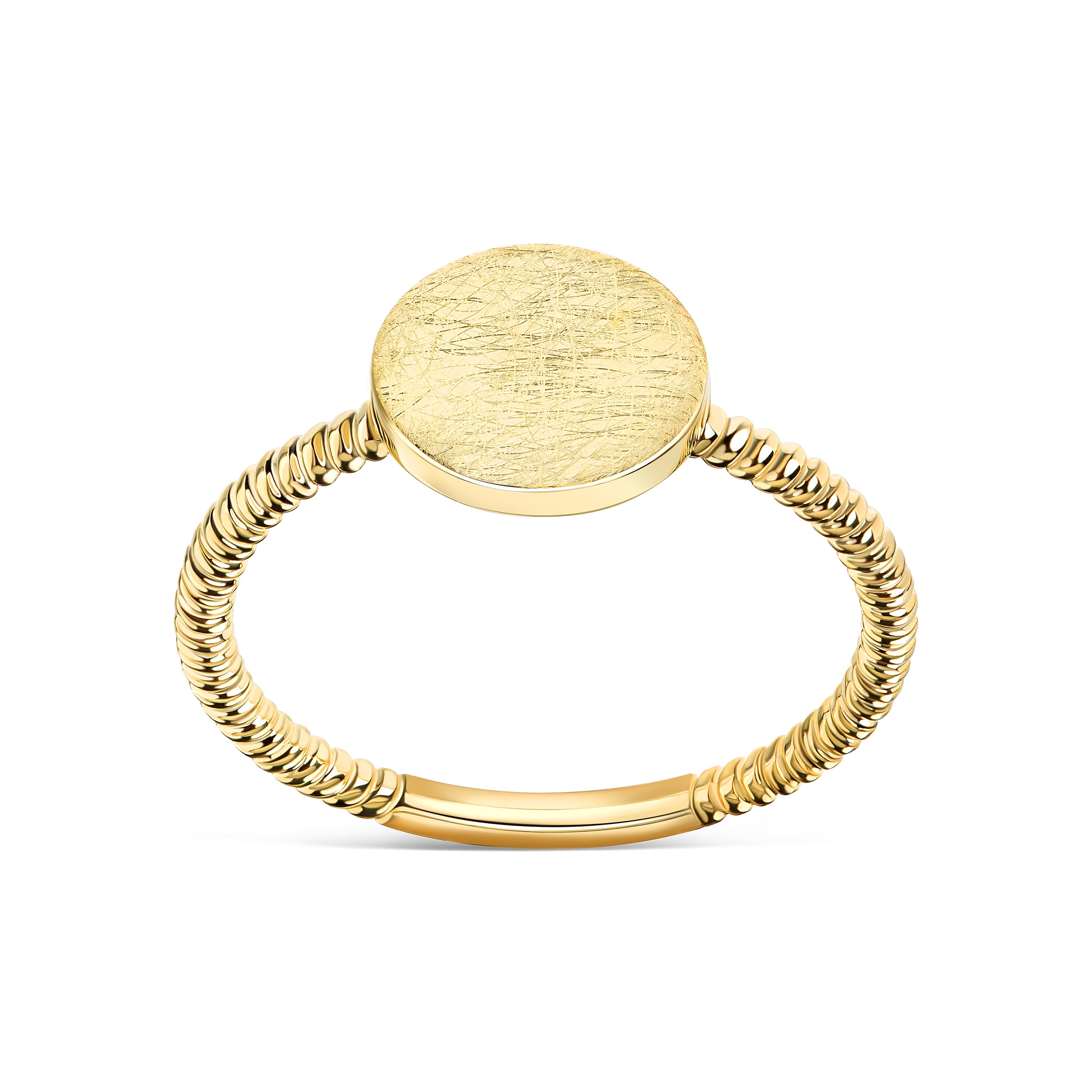 Ring "Plättchen" - Gold