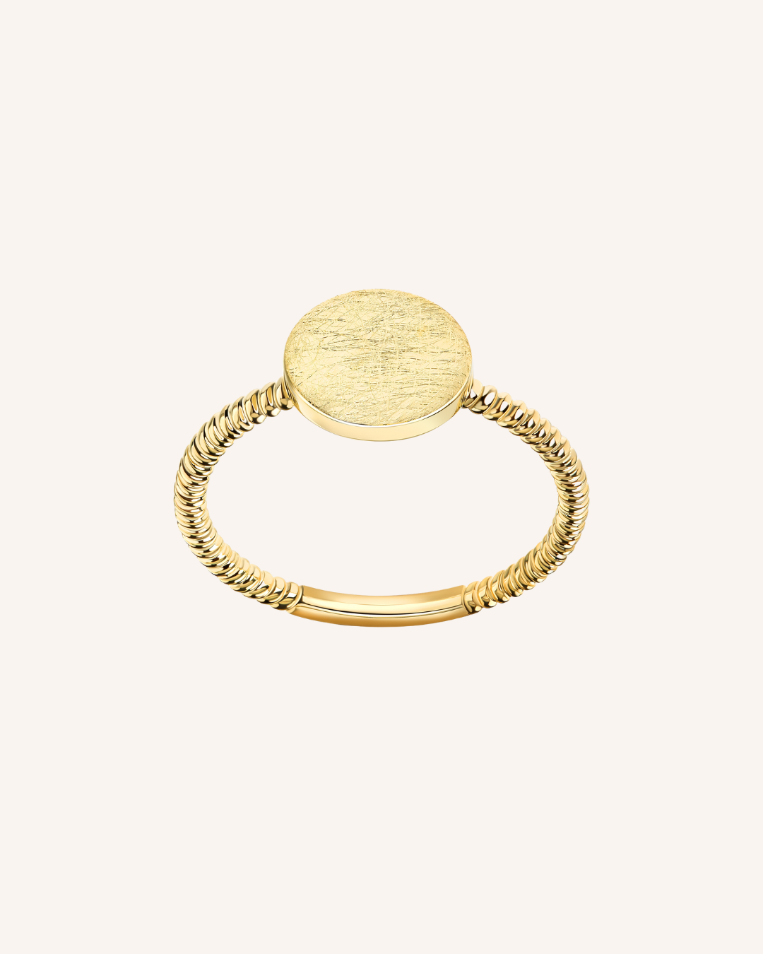 Ring "Plättchen" - Gold