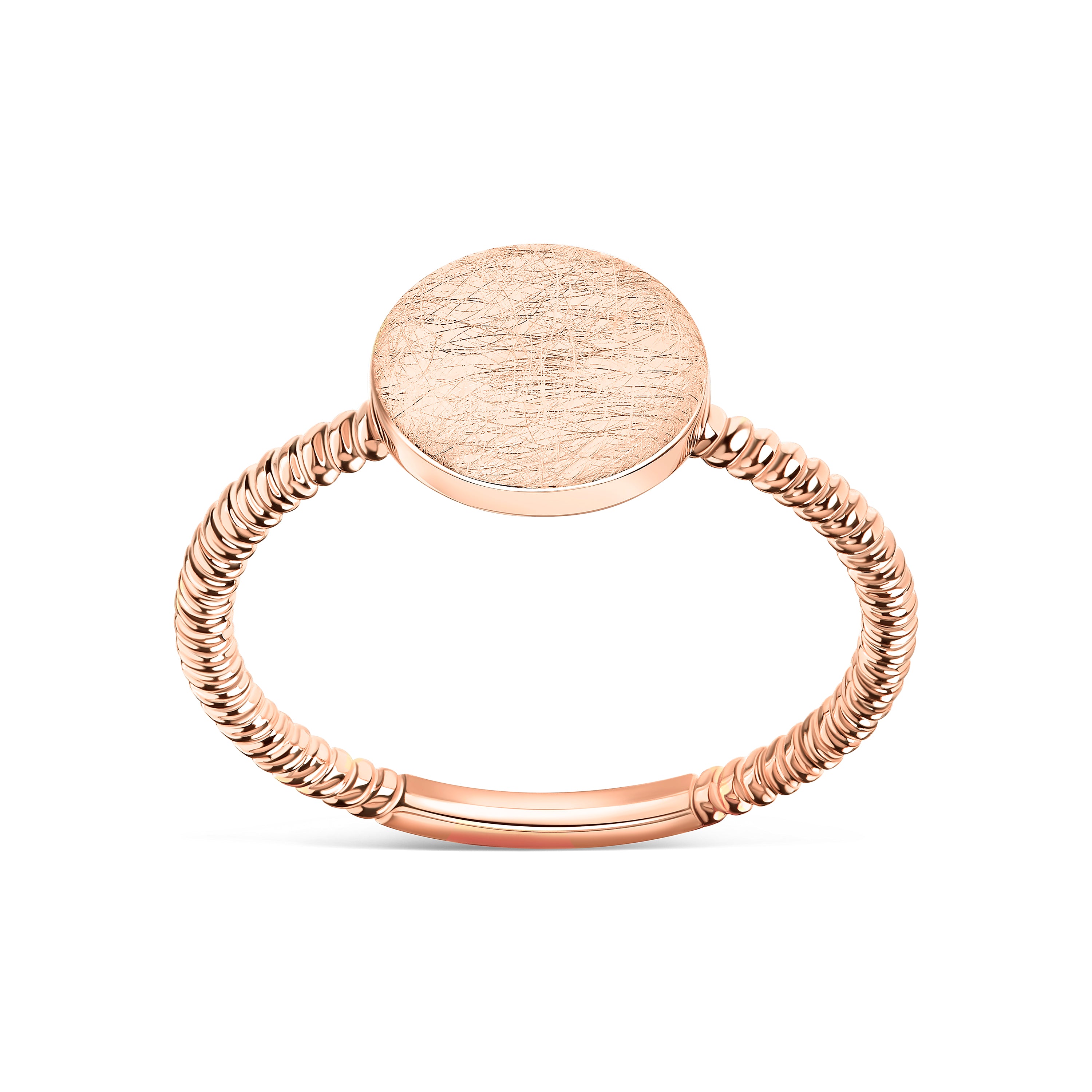 Ring "Plättchen" - Rose