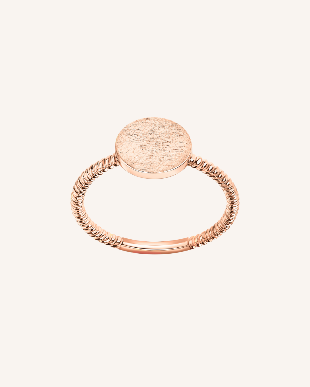 Ring "Plättchen" - Rose