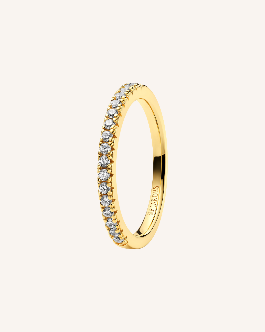 Ring "Ellera" - Gold/Weiss